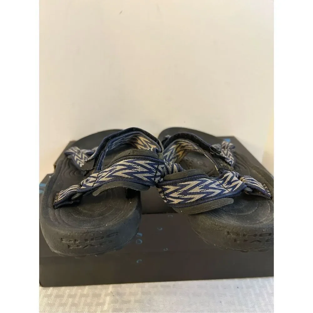 Teva size 11m sandals style #6640‎ Navy Shoc Footbed